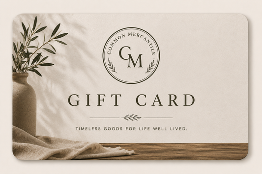 Common Mercantile Gift Card