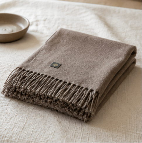 Alpaca Throw Blanket