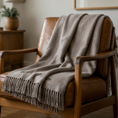 Alpaca Throw Blanket