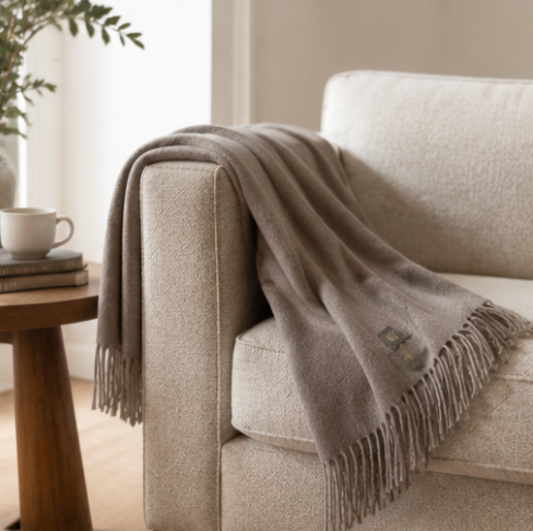Alpaca Throw Blanket
