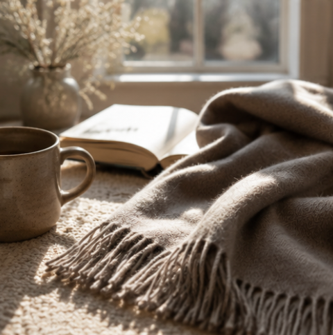 Alpaca Throw Blanket